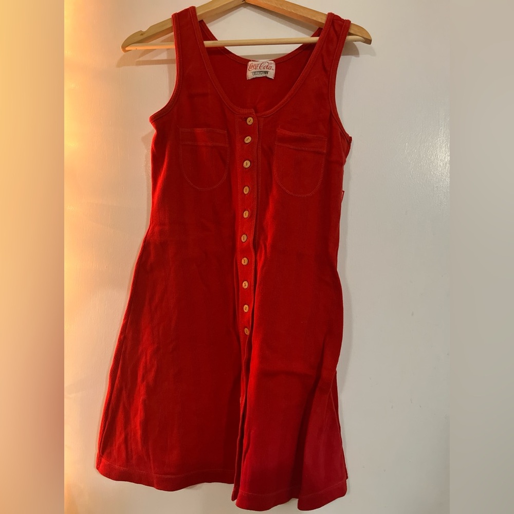 Coca Cola Red Button-Front Tank